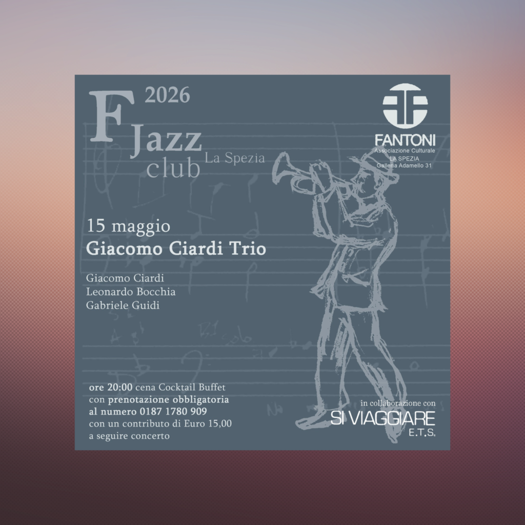 Jazz: Giacomo Ciardi Trio