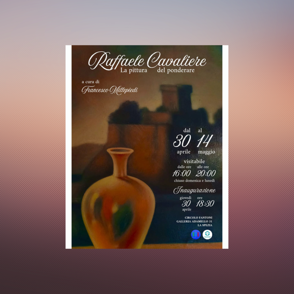 Raffaele Cavaliere, la pittura del ponderare